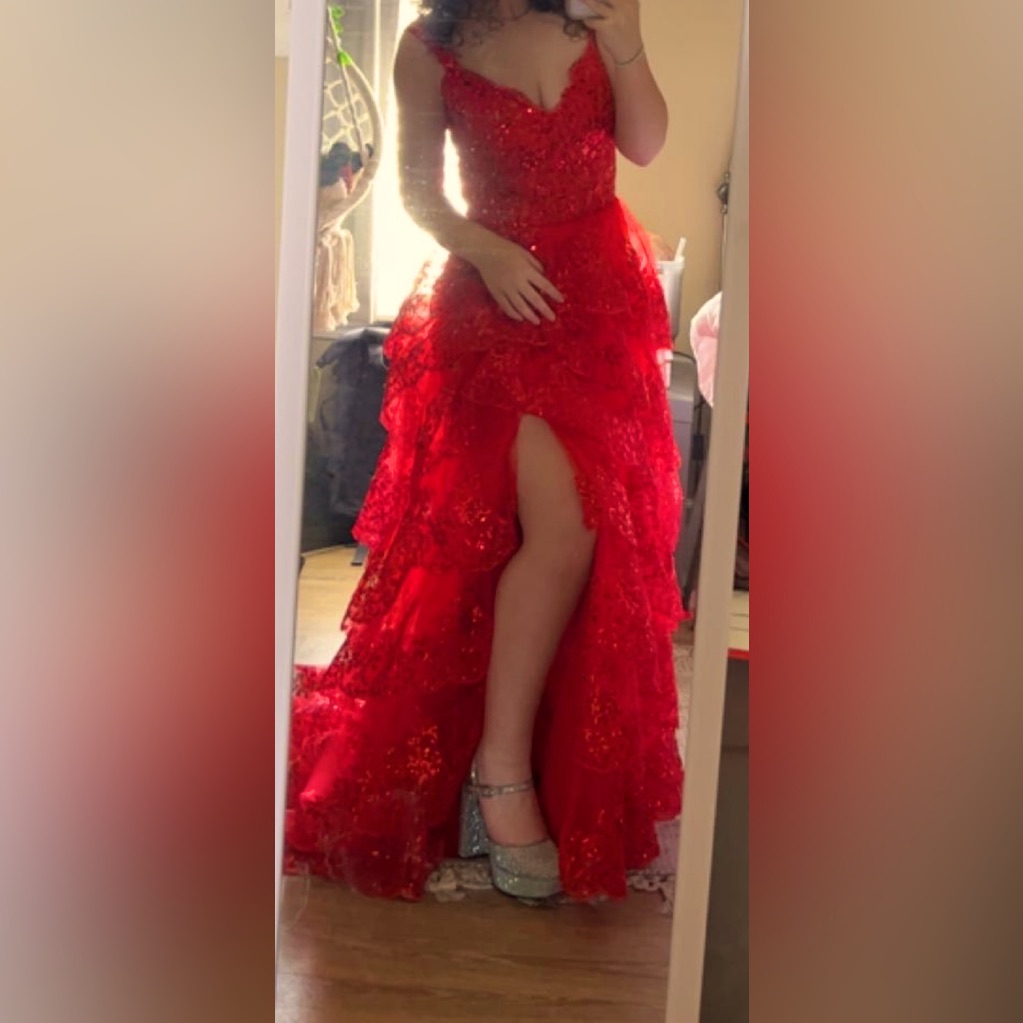 New With Tags Red Prom Dress Size 4/6